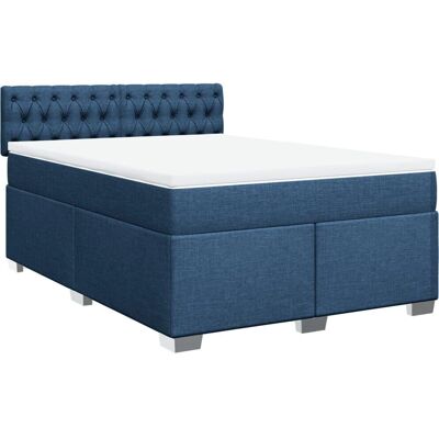 VidaXL 3285924 Bett - Blau 140x200cm - Unterstützung VidaXL 3285924 Bett - Blau 140x200cm - Unterstützung