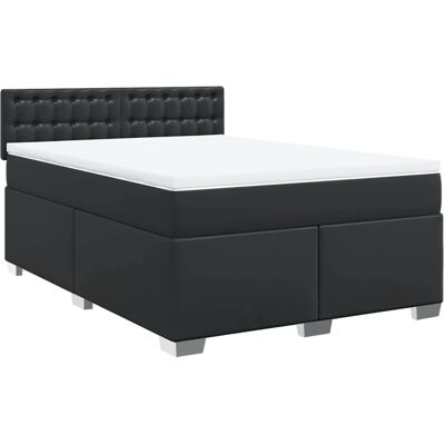vidaXL Bett mit Matratze - 160x200cm Kunstleder Bettgestell vidaXL Bett mit Matratze - 160x200cm Kunstleder Bettgestell