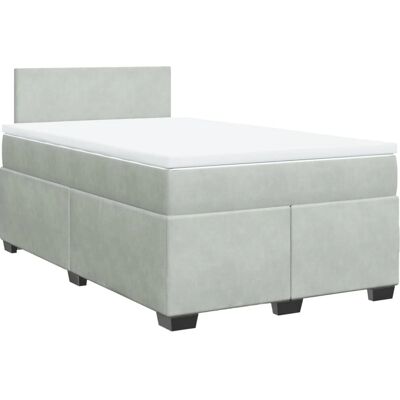 vidaXL Effen D Bed - Ondersteunend Velours Bedframe en Matras vidaXL Effen D Bed - Ondersteunend Velours Bedframe en Matras