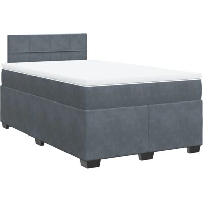 vidaXL Boxspringbett 160x200cm - Komfort, Dunkelgrau - Bett vidaXL Boxspringbett 160x200cm - Komfort, Dunkelgrau - Bett