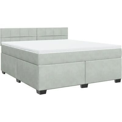 vidaXL Boxspringbett mit Matratze - Bett vidaXL Boxspringbett mit Matratze - Bett