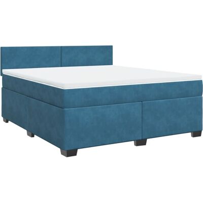 VidaXL Modell 3286400 Dunkelblau Samtbett - Bett VidaXL Modell 3286400 Dunkelblau Samtbett - Bett