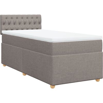 VidaXL Bett - Taupe Unterstützung Latten - Bett VidaXL Bett - Taupe Unterstützung Latten - Bett