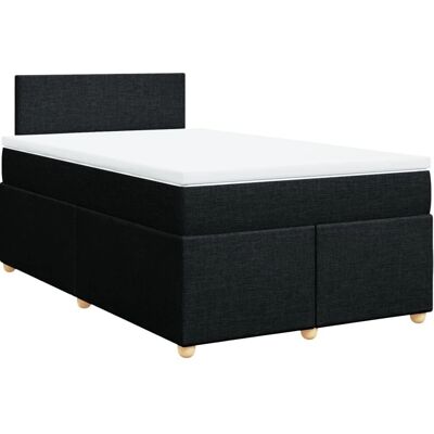 vidaXL 120x190cm Schwarzes Boxspringbett - Bett vidaXL 120x190cm Schwarzes Boxspringbett - Bett