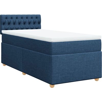 VidaXL Blau 140x200cm Boxspringbett - Komfortmatratze & Lattenrost VidaXL Blau 140x200cm Boxspringbett - Komfortmatratze & Lattenrost