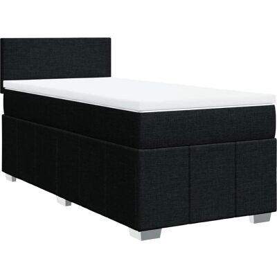 vidaXL Boxspringbett 80x200cm Schwarz - Komfortabel, Höhenverstellbar - Bett vidaXL Boxspringbett 80x200cm Schwarz - Komfortabel, Höhenverstellbar - Bett