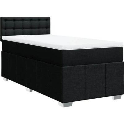 VidaXL Boxspringbett Schwarz 100x200cm, Modell 3286995 VidaXL Boxspringbett Schwarz 100x200cm, Modell 3286995