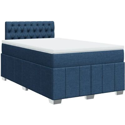 VidaXL Blaues Boxspringbett - Unterstützung & Komfort VidaXL Blaues Boxspringbett - Unterstützung & Komfort