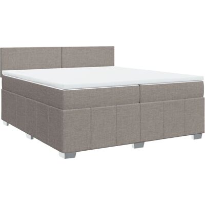 VidaXL Bett - Graubraune Taschenfederkern - Bett VidaXL Bett - Graubraune Taschenfederkern - Bett