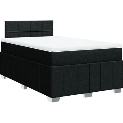 vidaXL Boxspringbett mit Matratze Schwarz - Bett vidaXL Boxspringbett mit Matratze Schwarz - Bett