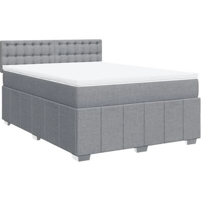VidaXL Modell 3287133 Hellgraues Bett - Bett VidaXL Modell 3287133 Hellgraues Bett - Bett