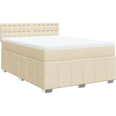 vidaXL Boxspringbett mit Matratze - Bett vidaXL Boxspringbett mit Matratze - Bett