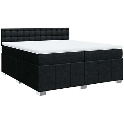 VidaXL 3287191 Bett - Schwarz, Höhenverstellbar, Mit Lattenrost VidaXL 3287191 Bett - Schwarz, Höhenverstellbar, Mit Lattenrost
