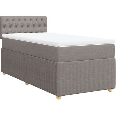 VidaXL 3287378 Bett - Taupe Boxspring mit Matratze VidaXL 3287378 Bett - Taupe Boxspring mit Matratze