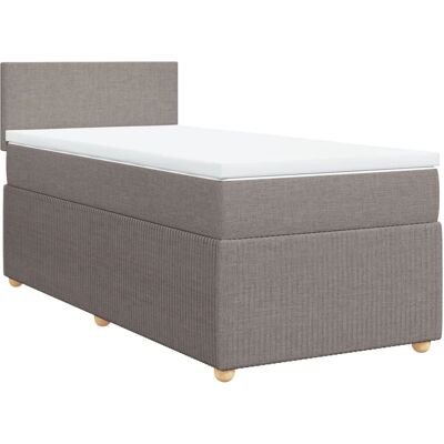 VidaXL 3287560 Grau Taupe Bett - Unterstützende Taschenfederkernmatratze VidaXL 3287560 Grau Taupe Bett - Unterstützende Taschenfederkernmatratze