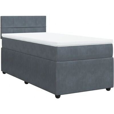 vidaXL 3287591 Bett - Dunkelgrau Samt vidaXL 3287591 Bett - Dunkelgrau Samt