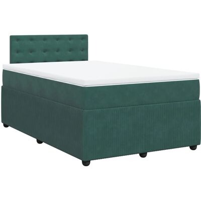VidaXL 3287773 Bett - Samt dunkelgrün Velours - Bett VidaXL 3287773 Bett - Samt dunkelgrün Velours - Bett