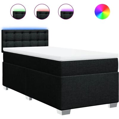 vidaXL Knöpfe Schwarzes Boxspringbett - Bett vidaXL Knöpfe Schwarzes Boxspringbett - Bett