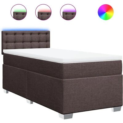 Lit box spring avec LED - Lit - Publicité Lit box spring avec LED - Lit - Publicité