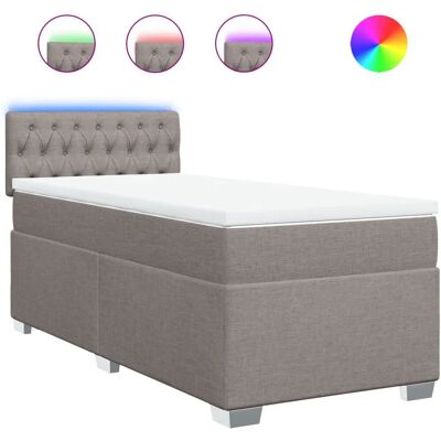 VidaXL Bett mit Taschenfederkern und LED-Lichtern - Bett VidaXL Bett mit Taschenfederkern und LED-Lichtern - Bett
