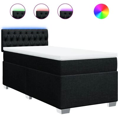 vidaXL Seng med LED-lys - 140x200 cm - Moderne Design vidaXL Seng med LED-lys - 140x200 cm - Moderne Design