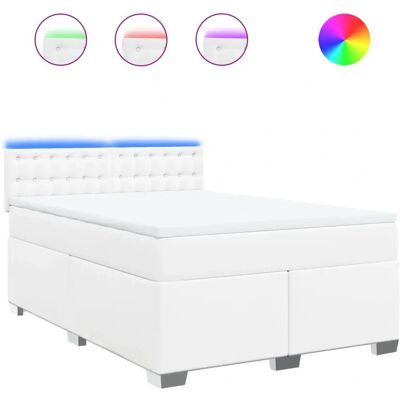 vidaXL Boxspringbett mit LED-Licht - Komfort vidaXL Boxspringbett mit LED-Licht - Komfort