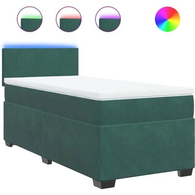 VidaXL 3288483 Dunkelgrünes Samtbettrahmen - Bett VidaXL 3288483 Dunkelgrünes Samtbettrahmen - Bett