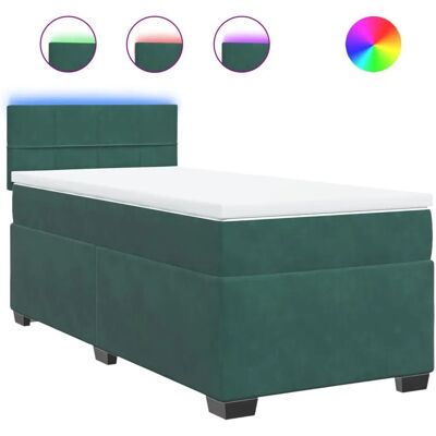 vidaXL Boxspringbett mit Matratze - Bett vidaXL Boxspringbett mit Matratze - Bett