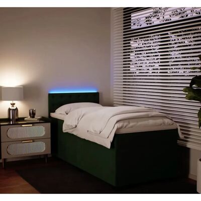 Vidaxl - Grünes Samtbetten mit LED und Taschenfederkern Vidaxl - Grünes Samtbetten mit LED und Taschenfederkern