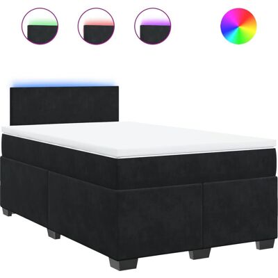 vidaXL Boxspringbett 120x190 cm mit LED-Licht - Bett vidaXL Boxspringbett 120x190 cm mit LED-Licht - Bett