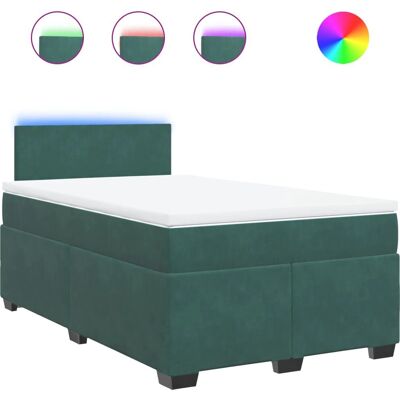 VidaXL Grünes Samt-Boxspringbett - Bett VidaXL Grünes Samt-Boxspringbett - Bett