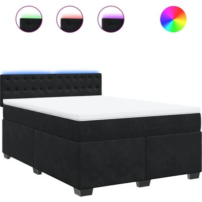 vidaXL Boxspringbett mit Modell Knöpfe - 140x200cm vidaXL Boxspringbett mit Modell Knöpfe - 140x200cm