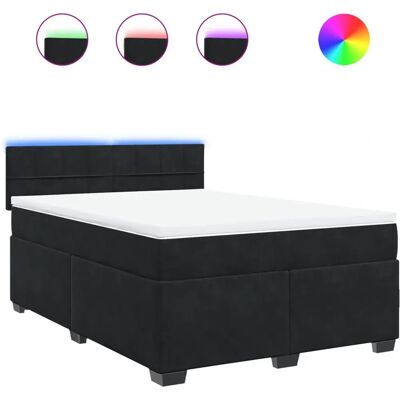 vidaXL Bett mit LED-Lichtern - Unterstützung & Komfort vidaXL Bett mit LED-Lichtern - Unterstützung & Komfort