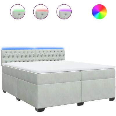 vidaXL Bett mit LED-Beleuchtung - Bett vidaXL Bett mit LED-Beleuchtung - Bett