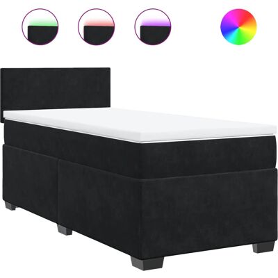 vidaXL Boxspringbett mit Knöpfen - Bett vidaXL Boxspringbett mit Knöpfen - Bett