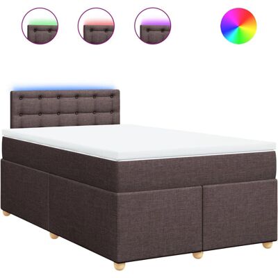 vidaXL 120x200 cm Boxspringbett mit LED-Beleuchtung vidaXL 120x200 cm Boxspringbett mit LED-Beleuchtung