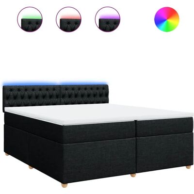 vidaXL Bett - 140x190cm - Schwarz - Komfortabel & Modern vidaXL Bett - 140x190cm - Schwarz - Komfortabel & Modern
