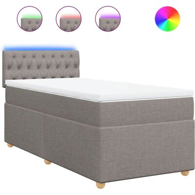 VidaXL Bett mit LED-Beleuchtung - Memory-Schaummatratze - 180x200cm VidaXL Bett mit LED-Beleuchtung - Memory-Schaummatratze - 180x200cm
