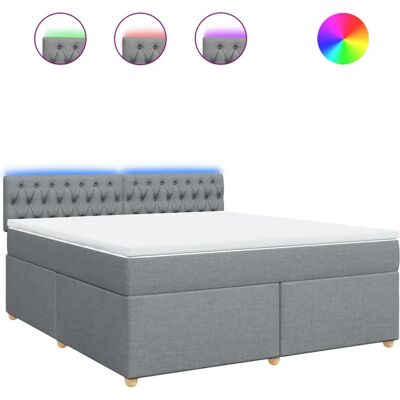 vidaXL Knöpfe 180x200cm Boxspringbett - Bett vidaXL Knöpfe 180x200cm Boxspringbett - Bett