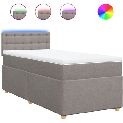 VidaXL Bett mit LED-Lichtern - Unterstützung Pocketfederkernmatratze VidaXL Bett mit LED-Lichtern - Unterstützung Pocketfederkernmatratze