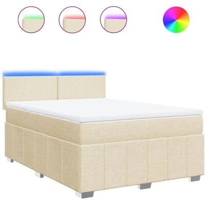 VidaXL 3289361 Bett - Taschenfederkern - LED-Beleuchtung - Abdeckbar - Bett VidaXL 3289361 Bett - Taschenfederkern - LED-Beleuchtung - Abdeckbar - Bett