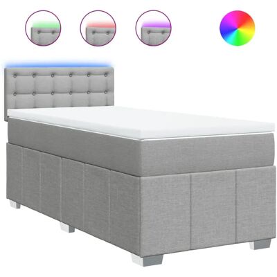 VidaXL Bett mit LED-Beleuchtung - Memory Foam & Taschenfederkern VidaXL Bett mit LED-Beleuchtung - Memory Foam & Taschenfederkern