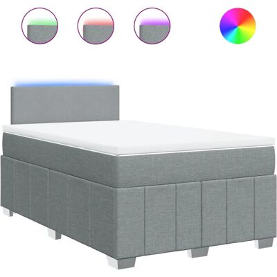 VidaXL Bett - 180x200cm mit LED-Beleuchtung - Bett VidaXL Bett - 180x200cm mit LED-Beleuchtung - Bett