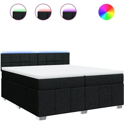 vidaXL Boxspringbett mit LED-Beleuchtung - Bett vidaXL Boxspringbett mit LED-Beleuchtung - Bett