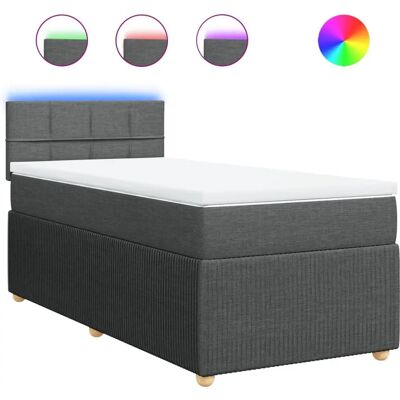 vidaXL Boxspringbett mit LED & Memory-Schaum vidaXL Boxspringbett mit LED & Memory-Schaum