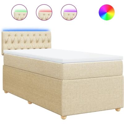 vidaXL Bett - Unterstützung mit Taschenfederkern - Modernes Design - 80x200 cm vidaXL Bett - Unterstützung mit Taschenfederkern - Modernes Design - 80x200 cm