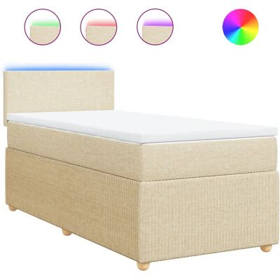 VidaXL Bett - Crema - Unterstützende Taschenfederkernmatratze VidaXL Bett - Crema - Unterstützende Taschenfederkernmatratze