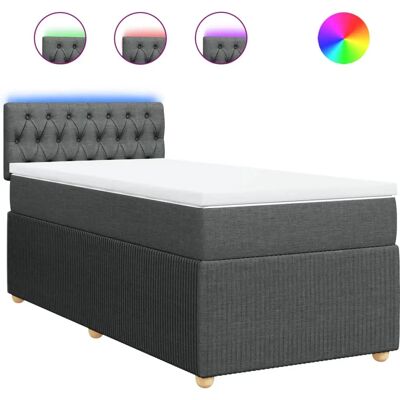 vidaXL Bett mit LED-Beleuchtung - 100x200 cm vidaXL Bett mit LED-Beleuchtung - 100x200 cm