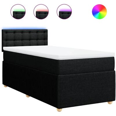 vidaXL Knöpfe schwarzes Bett - Bett vidaXL Knöpfe schwarzes Bett - Bett