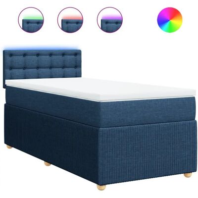 vidaXL Bettrahmen 3289687 - Blau Komfortables Boxspringbett vidaXL Bettrahmen 3289687 - Blau Komfortables Boxspringbett
